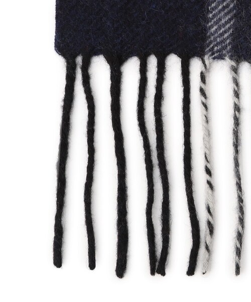 tk.TAKEO KIKUCHI（ティーケータケオキクチ）の「◆ピュアカシミヤチェックマフラー（マフラー・メンズ・ブルー系4/ブラック系4/ブルー系6/レッド系3/ワイン系3・00）」の11枚目の写真