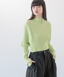 ワイドリブハイネックプルオーバー　294815