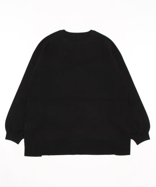 Lui's(ルイス)の「ダブルジャガードステッチワークオーバーニット(ニット/セーター・レディース・オフホワイト/ブラック/グレイッシュベージュ/ブルー・FREE)」の5枚目の写真