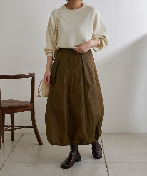 Lui's(ルイス)の「ダブルジャガードステッチワークオーバーニット(ニット/セーター・レディース・オフホワイト/ブラック/グレイッシュベージュ/ブルー・FREE)」の16枚目の写真