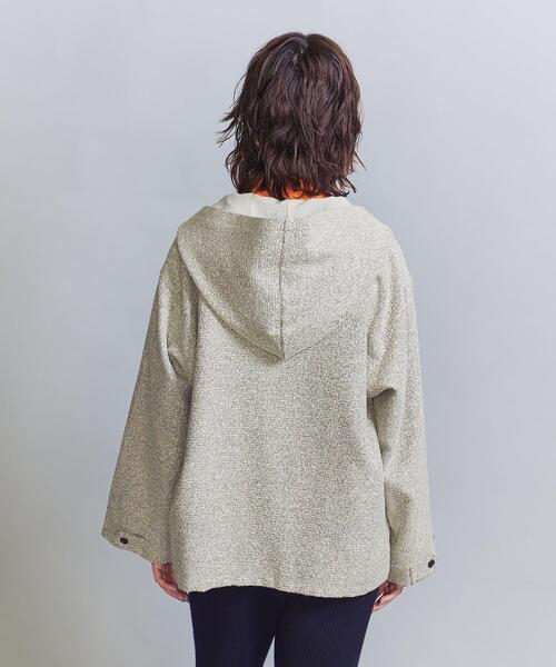 BEAUTY&YOUTH UNITED ARROWS（ビューティーアンドユースユナイテッドアローズ）の「ツイードライク メキシカンパーカー（その他トップス・レディース・ナチュラル/コバルトブルー・FREE）」の5枚目の写真