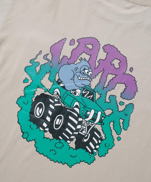 XLARGE(エクストララージ)の「MONSTER TRUCK L/S POCKET TEE(Tシャツ/カットソー・メンズ・ベージュ/ブラック/ホワイト・XL/M/L/S)」の9枚目の写真