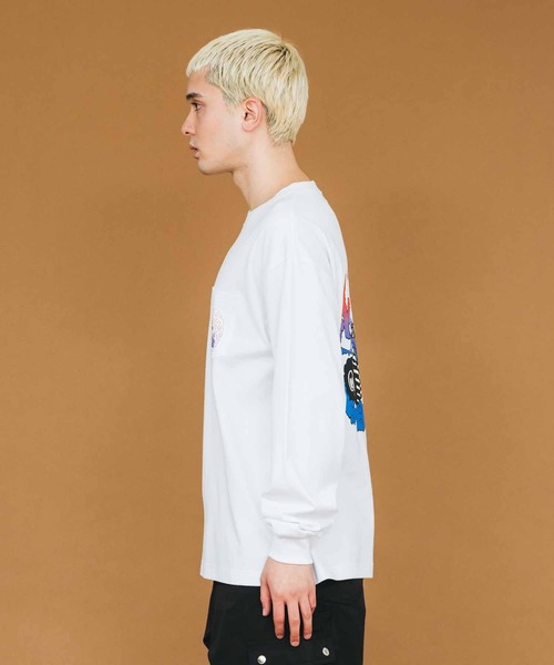 XLARGE(エクストララージ)の「MONSTER TRUCK L/S POCKET TEE(Tシャツ/カットソー・メンズ・ベージュ/ブラック/ホワイト・XL/M/L/S)」の18枚目の写真