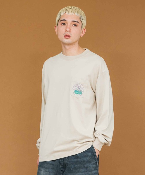 XLARGE(エクストララージ)の「MONSTER TRUCK L/S POCKET TEE(Tシャツ/カットソー・メンズ・ベージュ/ブラック/ホワイト・XL/M/L/S)」の12枚目の写真