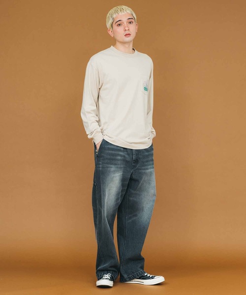 XLARGE(エクストララージ)の「MONSTER TRUCK L/S POCKET TEE(Tシャツ/カットソー・メンズ・ベージュ/ブラック/ホワイト・XL/M/L/S)」の13枚目の写真