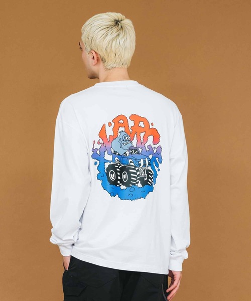 XLARGE(エクストララージ)の「MONSTER TRUCK L/S POCKET TEE(Tシャツ/カットソー・メンズ・ベージュ/ブラック/ホワイト・XL/M/L/S)」の17枚目の写真