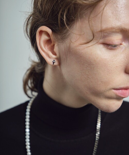 【お値下げしました】M's collection ピアス(両耳) クロス超美品 Cross Pierce（ピアス（両耳用））｜and cloud（アンドクラウド