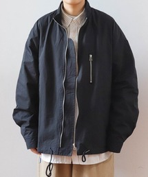 【MAISON CLUB】スタンドカラー胸ジップポケットブルゾン 長袖 SCCH130 ※