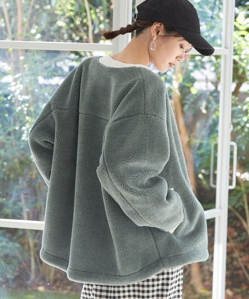 GLOBAL WORK（グローバルワーク）の「パイピングボアブルゾン/164173