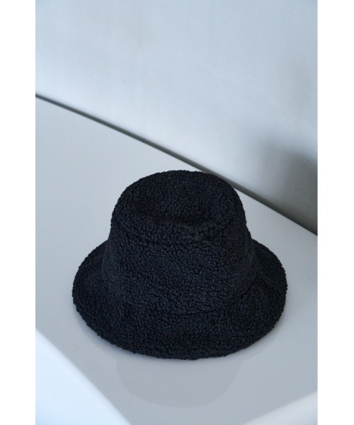 AZUL by moussy（アズールバイマウジー）の「BOA BACKET HAT/ボアバケットハット（ハット・メンズ・ブラック/アイボリー・FREE）」の13枚目の写真