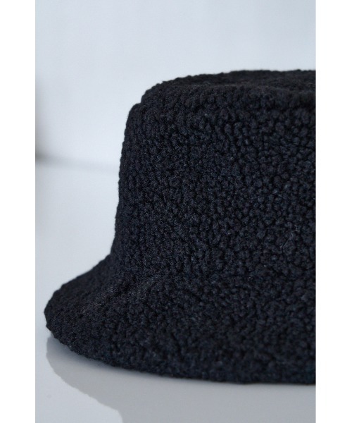 AZUL by moussy（アズールバイマウジー）の「BOA BACKET HAT/ボアバケットハット（ハット・メンズ・ブラック/アイボリー・FREE）」の16枚目の写真