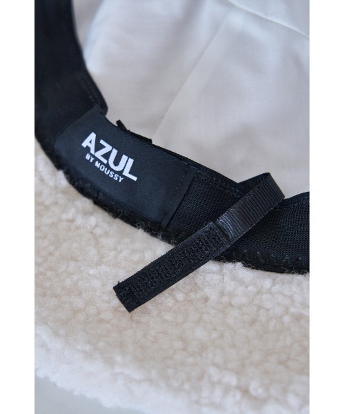 AZUL by moussy（アズールバイマウジー）の「BOA BACKET HAT/ボアバケットハット（ハット・メンズ・ブラック/アイボリー・FREE）」の9枚目の写真