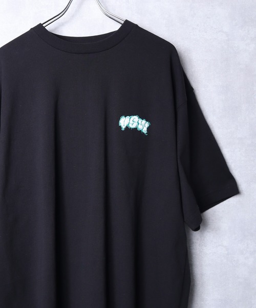 VISION STREET WEAR(ヴィジョンストリートウェア)の「【VISION STREET WEAR】グラフィック刺繍Tシャツ(Tシャツ/カットソー・レディース・ホワイト系3/ブラック系2/ブラック系4/ホワイト系1/ホワイト系2/ピンク/ホワイト系4/ブラック系1/ブラック系3/グリーン・MEDIUM/LARGE/X-LARGE)」の7枚目の写真