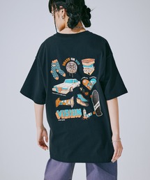 【VISION STREET WEAR】グラフィック刺繍Tシャツ