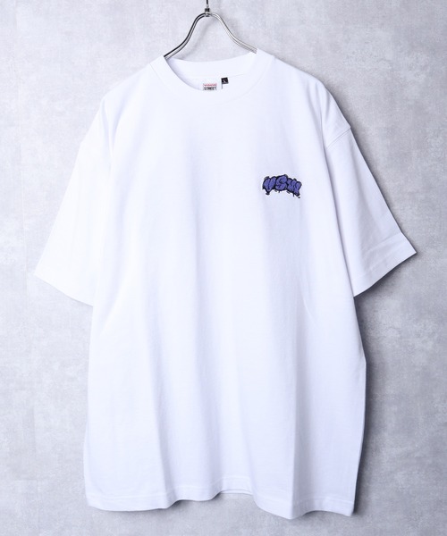 VISION STREET WEAR(ヴィジョンストリートウェア)の「【VISION STREET WEAR】グラフィック刺繍Tシャツ(Tシャツ/カットソー・レディース・ホワイト系3/ブラック系2/ブラック系4/ホワイト系1/ホワイト系2/ピンク/ホワイト系4/ブラック系1/ブラック系3/グリーン・MEDIUM/LARGE/X-LARGE)」の19枚目の写真