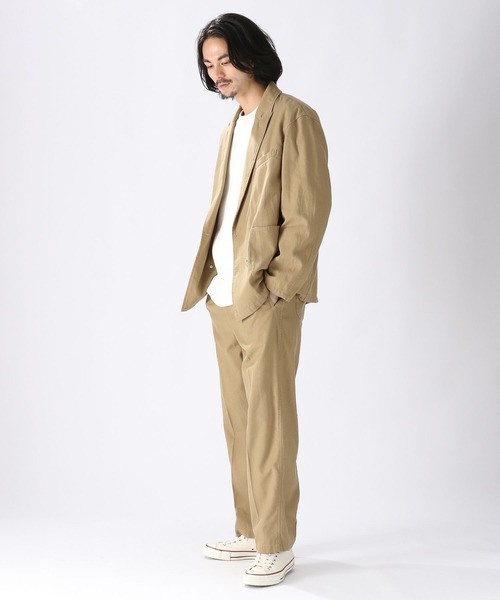 niko and...（ニコアンド）の「ハイツイストホップサックジャケット（テーラードジャケット・メンズ・その他1/ベージュ/ネイビー・MEDIUM/LARGE）」の11枚目の写真