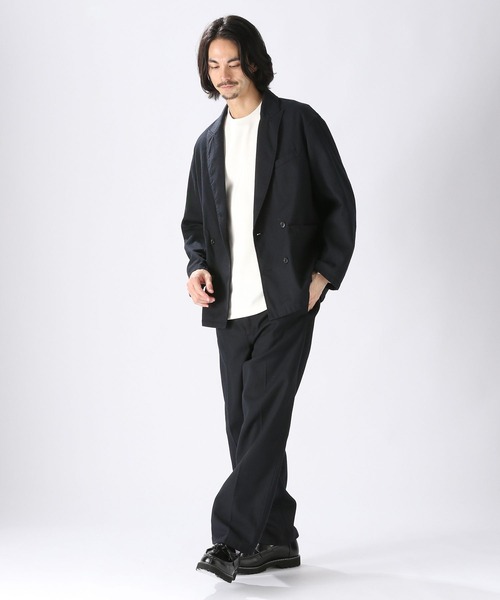 niko and...（ニコアンド）の「ハイツイストホップサックジャケット（テーラードジャケット・メンズ・その他1/ベージュ/ネイビー・MEDIUM/LARGE）」の13枚目の写真