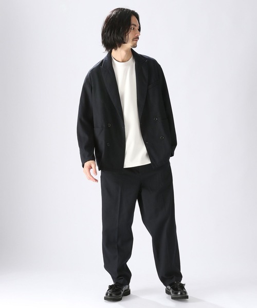 niko and...（ニコアンド）の「ハイツイストホップサックジャケット（テーラードジャケット・メンズ・その他1/ベージュ/ネイビー・MEDIUM/LARGE）」の15枚目の写真