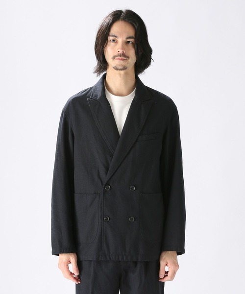 niko and...（ニコアンド）の「ハイツイストホップサックジャケット（テーラードジャケット・メンズ・その他1/ベージュ/ネイビー・MEDIUM/LARGE）」の16枚目の写真