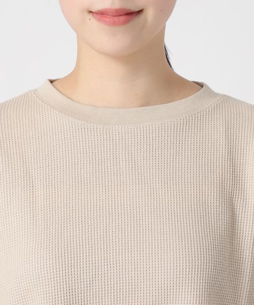 JOURNAL STANDARD relume(ジャーナルスタンダード レリューム)の「■■■《追加8》TCワッフルオーバーサイズロングスリーブTシャツ(Tシャツ/カットソー・レディース・ベージュ/ピンク系その他/ホワイト系その他/オートミール/チャコールグレー・FREE)」の22枚目の写真