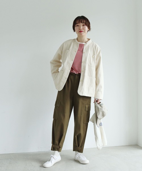 PAR ICI(パーリッシィ)の「カツラギ カバーオール(カバーオール・レディース・アイボリー・S/M)」の20枚目の写真