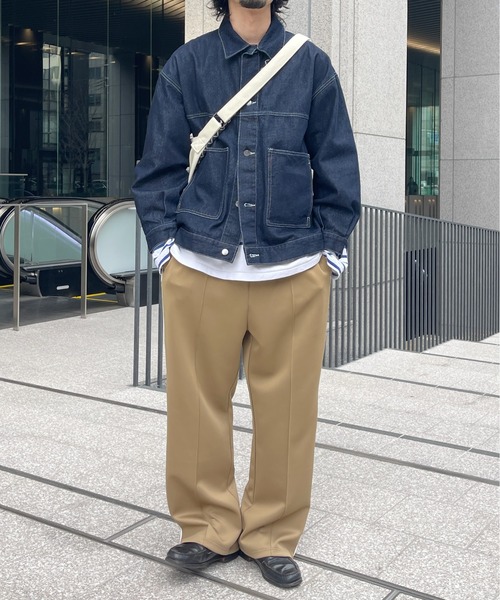 CPCM（シーピーシーエム）の「配色パイピングトラックパンツ（スウェットパンツ・メンズ・ベージュ/ブルー/グリーン・FREE）」の15枚目の写真