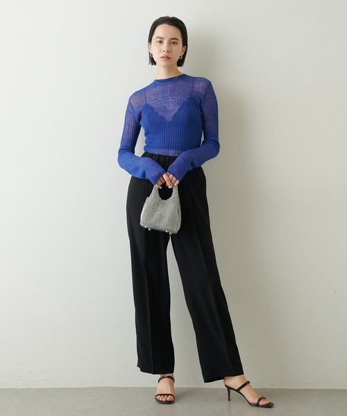 シアーワイドリブプルオーバー