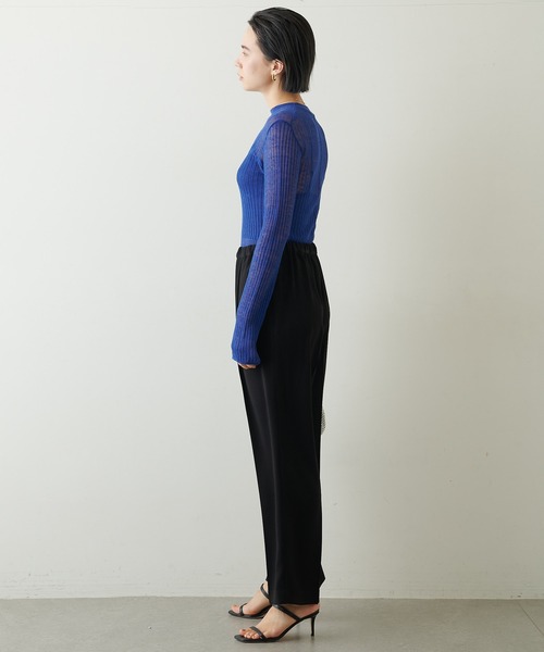 シアーワイドリブプルオーバー