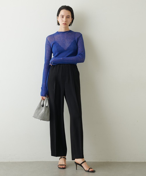 シアーワイドリブプルオーバー