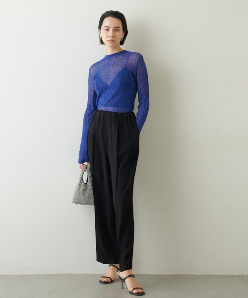 シアーワイドリブプルオーバー