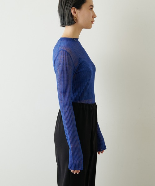 シアーワイドリブプルオーバー