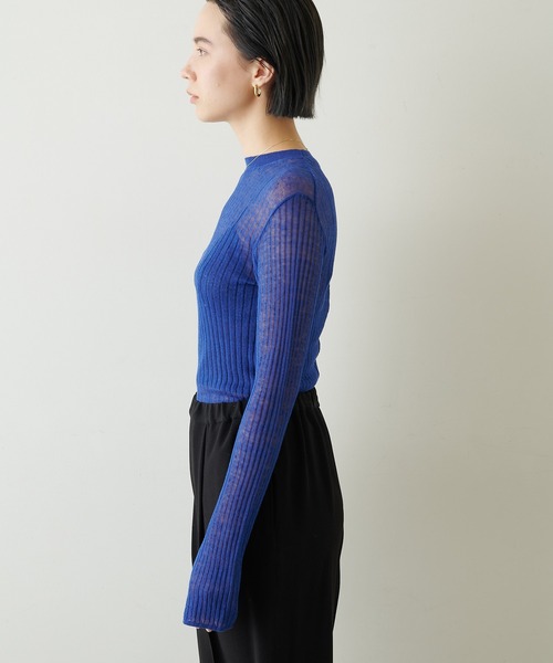 シアーワイドリブプルオーバー