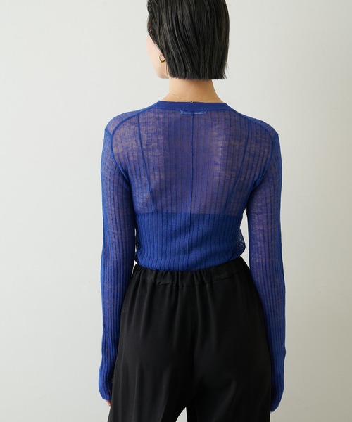 シアーワイドリブプルオーバー