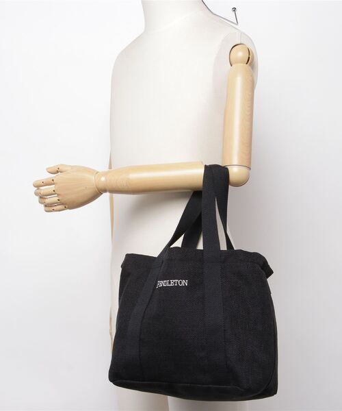PENDLETON（ペンドルトン）の「∴【 PENDLETON / ペンドルトン 】 SUMMER MINI TOTEBAG サマーミニトートバッグ（トートバッグ・レディース・ブラック/オフホワイト/ベージュ・FREE）」の9枚目の写真