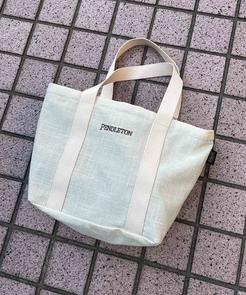 PENDLETON（ペンドルトン）の「∴【 PENDLETON / ペンドルトン 】 SUMMER MINI TOTEBAG サマーミニトートバッグ（トートバッグ・レディース・ブラック/オフホワイト/ベージュ・FREE）」の14枚目の写真