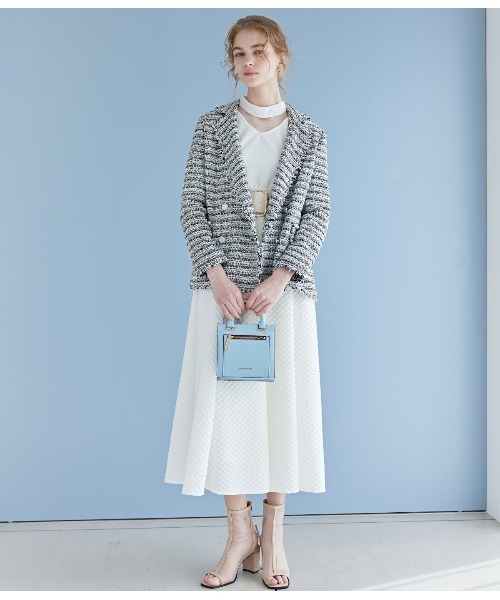 AND COUTURE（アンドクチュール）の「ファンシーツイードWテーラード 