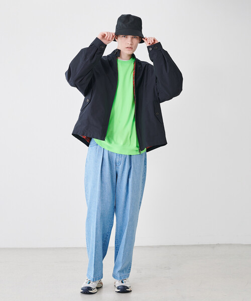 FARAH（ファーラー）の「FARAH | 2タックワイドテーパードデニム