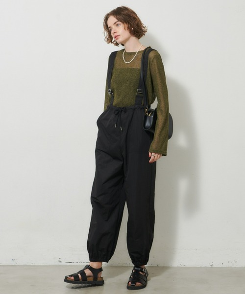 Unitage（ユニテージ）の「パラシュートパンツ（カーゴパンツ・レディース・ブラック/アイボリー/カーキ・FREE）」の22枚目の写真