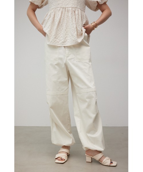 AZUL by moussy（アズールバイマウジー）の「LOOSE CARGO PANTS/ルースカーゴパンツ（カーゴパンツ・レディース・ライトパープル/オフホワイト/ブラック・SMALL/MEDIUM）」の15枚目の写真