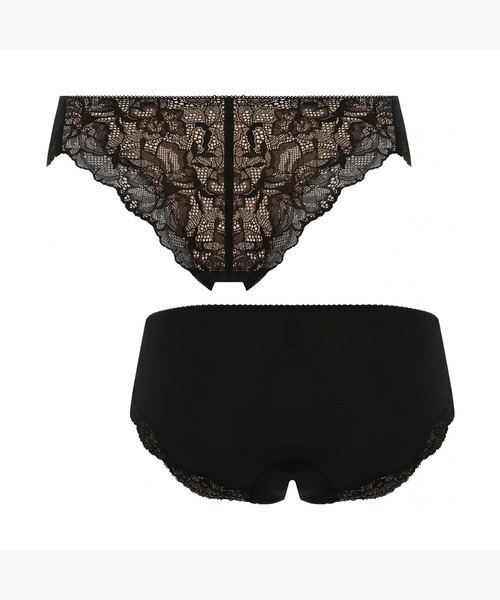 Triumph（トリンプ）の「トリンプストーリー557 レギュラーショーツ【LLサイズ】TR557 Hikini（ショーツ・レディース・ベージュ/ブラック・LL）」の5枚目の写真