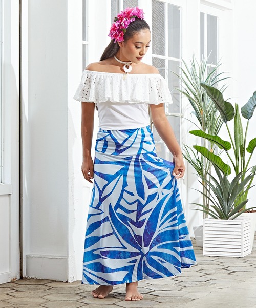 ティアレタパマキシスカート マウナロア【Maunaloa】|フラダンス衣装の専門店|ティアレタパ