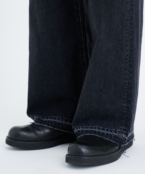 パンツ jieda lose fit damage denim Jieda（ジエダ）の「DAMAGE LOOSE FIT DENIM ”BLK