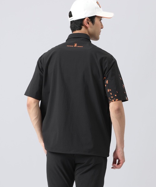 サイコバニー ゴルフ 4WAYストレッチ シャツブルゾン 撥水 接触冷感 GF113 ゴルフウェア サイコバニー ゴルフ 4WAY ストレッチ ウィンドブレーカー メンズ