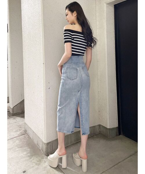 GYDA（ジェイダ）の「オフショルGGボタンニットTOPS（ニット/セーター・レディース・その他1/ブラック・FREE）」の17枚目の写真