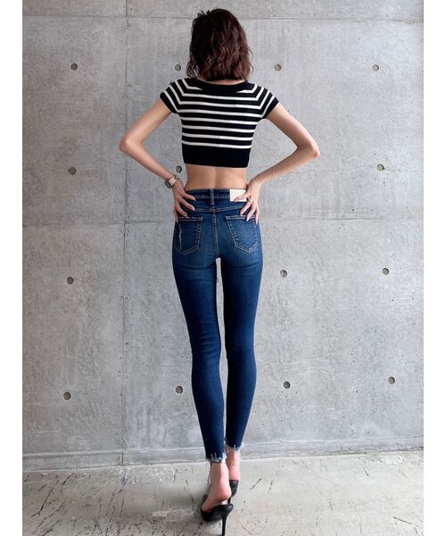 GYDA（ジェイダ）の「オフショルGGボタンニットTOPS（ニット/セーター・レディース・その他1/ブラック・FREE）」の16枚目の写真