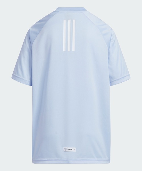 adidas（アディダス）の「ニット 半袖Tシャツ / アディダス adidas（Tシャツ/カットソー・キッズ・ブルー/レッド/ホワイト/ライトブルー・110/120/130/140/150/160）」の19枚目の写真