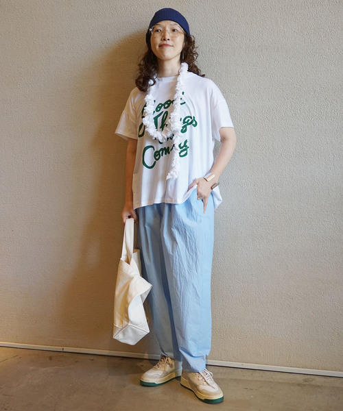 ジャーナルスタンダードラックス◆Si/Wワッシャー イージーパンツ◆ホワイト luxe】初夏に揃えたいアイテムリスト｜journal standard luxe