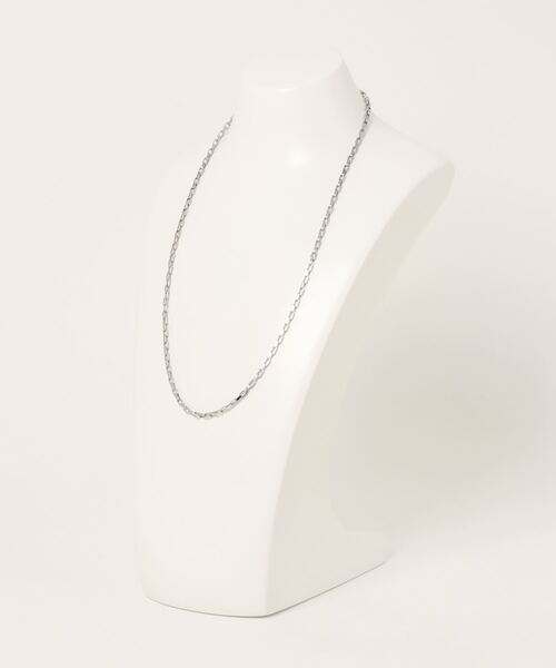 BROTHERHOOD（ブラザーフッド）の「【BROTHERHOOD】レクタングルベネチアンネックレス「サージカルステンレス」（ネックレス・メンズ・シルバー・FREE）」の4枚目の写真