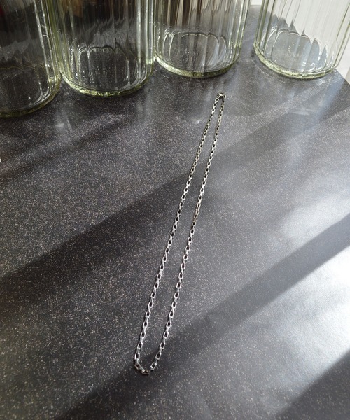 BROTHERHOOD（ブラザーフッド）の「【BROTHERHOOD】レクタングルベネチアンネックレス「サージカルステンレス」（ネックレス・メンズ・シルバー・FREE）」の3枚目の写真