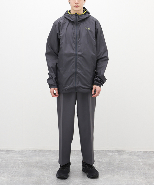 Rab（ラブ）の「【Rab/ラブ】Vital Hoody（マウンテンパーカー・メンズ・チャコールグレー/イエロー・LARGE/MEDIUM/SMALL）」の3枚目の写真